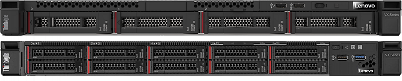 Шасси Lenovo ThinkAgile VX 1U 2.5" Chassis with 8 or 10 Bays BN50