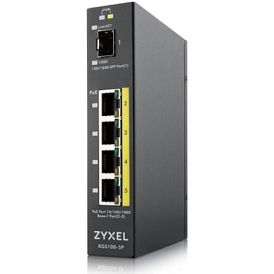 Коммутатор ZyXEL RGS100-5P-ZZ0101F