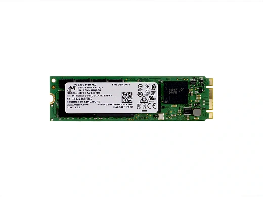 SSD накопитель M.2 Micron 5300 PRO, 960GB, SATA 6Gb/s MTFDDAV960TDS-1AW1ZABYY