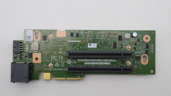 Райзер-карта Lenovo Riser Card, PCIE Gne5, E/x16/x16, Riser1&2 (03GX226)