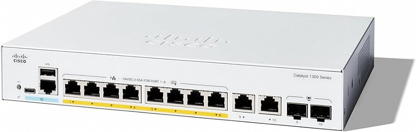 Коммутатор Cisco Catalyst C1300 C1300-8P-E-2G