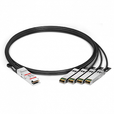 Кабель FS QSFP-100G-4SPCxxx