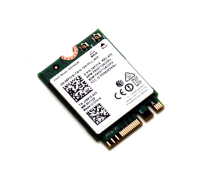 Беспроводной адаптер DELL Intel 8265NGW PCIe Dual Band 802.11ac Bluetooth 4.2 (08F3Y8 / 0WCCY6) с кабелем 07HP8W