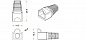 Hyperline BOOT-YL-10 Изолирующий колпачок для разъемов RJ-45, желтый (10 шт.)