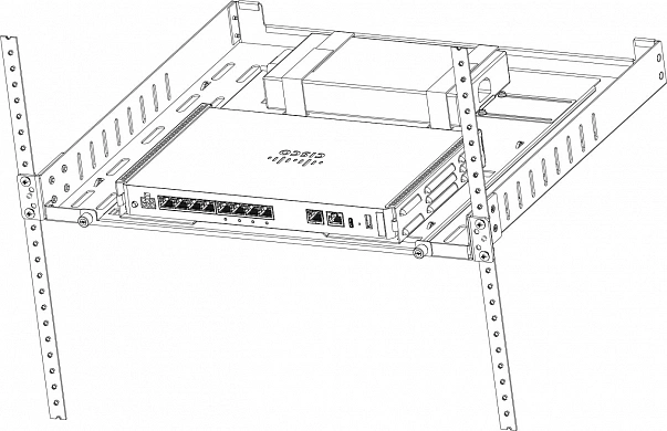 Монтажный комплект Cisco CSF1200C-RACK-MNT=