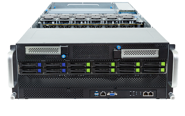 Сервер GIGABYTE G494-SB0-AAP2H200 2x 6730P, 16x 32GB RDIMM 6400MHz, 4x H200 NVL