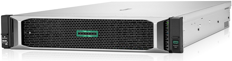 Система хранения данных HPE 5510 (2U, Dual Ctrl, SAS, AC\240V HVDC, 384GB Cache, 4*(412Gb) SAS, 123.5", SPE53C0212 / 2x 2 ports 100Gb ETH I/O module (QSFP28, 100Gb ETH/for Front-End) / 87x 8TB 7.2K RPM NL-SAS Disk Unit (3.5") / 4x 7.68TB SSD SAS Disk Unit