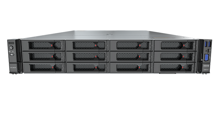 Сервер xFusion FusionServer 2258 V7 12x 3.5", 2x AMD Genoa 9124, 4x 16GB DDR5