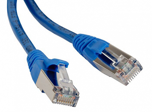 Hyperline PC-LPM-STP-RJ45-RJ45-C6-15M-LSZH-BL Патч-корд U/FTP, экранированный, Cat.6 (100% Fluke Component Tested), LSZH, 15 м, синий