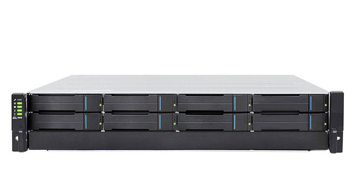 Система хранения данных EonStor GSe Pro 3000 2U/12bay, cloud-integrated unified storage, supports NAS, SAN, object protocol and cloud gateway, single controller subsystem including 4x1G iSCSI ports +2x host board slot(s), 2x4GB, 2x(PSU+FAN Module), 12x SA