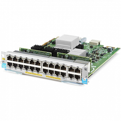 Модуль HPE Aruba Networking 20‑port 10/100/1000BASE‑T PoE+/4p 1/2.5/5/10GBASE‑T PoE+ MACsec v3 zl2 Module (J9991A)