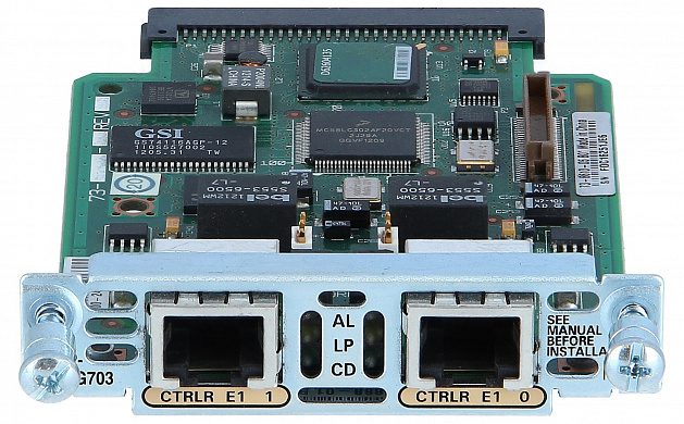 Модуль Cisco VWIC2-2MFT-T1/E1