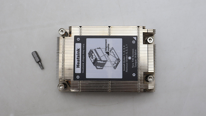 Радиатор Lenovo LGA4844 1U 4x Heatpipes Standard Heatsink W/Grease (03LD397)