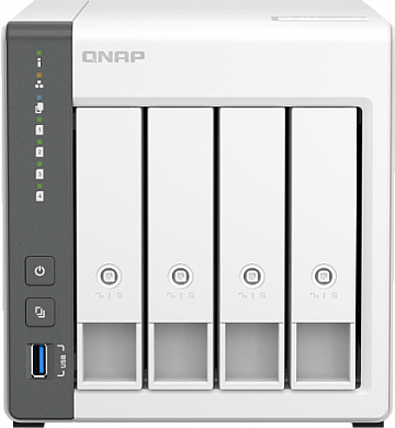 QNAP Сетевое хранилище NAS Qnap D4 (REV. C) 4-bay настольный Cortex-A55