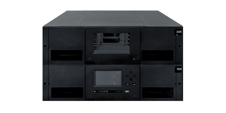 Ленточная библиотека IBM TS4300 3U Tape Library-Base Unit / TS4300 3U Tape Library-Base Unit-48U / LTO 8 HH Fibre Channel Drive / 4x Ultrium 8 Data Cartridges 5-Pack / Ultrium Cleaning Cartridge L1 UCC / TS4300 Rack Mount Kit / Additional Power Supply / 4