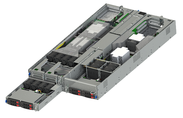 Многомодульное серверное шасси НОРСИ-ТРАНС Паладин-МШУ G2