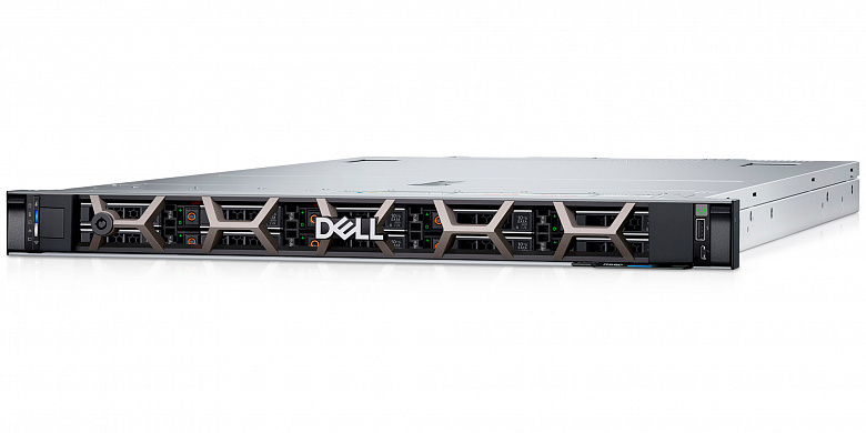 Dell PowerEdge R660 8B (up to 8x2.5) 2xGold 6444Y (3.6G,16C,45M,270W), 2x16GB RAM, 5x960GB NVMe RI, PERC H755N, Dual 1100W PS, Broadcom 57414 Dual Port 10 25GbE, 4 HP FANs, Rails, Bezel