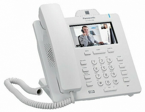 VoIP-телефон Panasonic KX-HDV430 белый белый