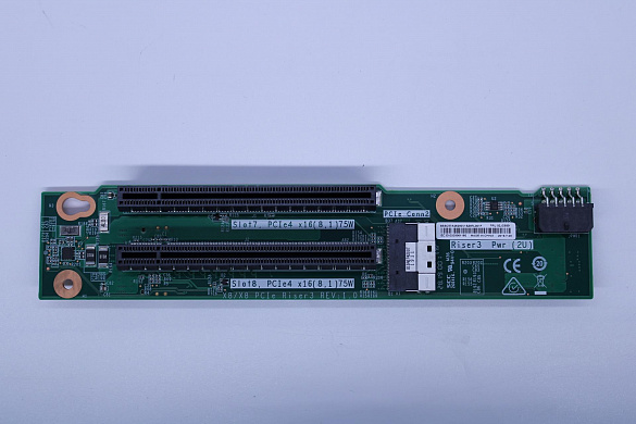 Райзер-карта Lenovo Riser Card, PCIE, x8/x8, Riser3 (02JG689)