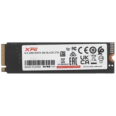 SSD накопитель XPG AGAMMIXS50-1TT-C, 1024 Гб, M.2, NVMe