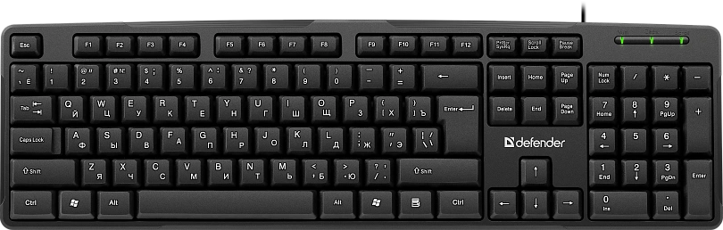 Клавиатура проводная Defender Next HB-440 USB