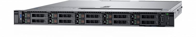 Сервер Dell PowerEdge R6515 - AMD 7742, 1024GB DDR4, 4x1.6TB SAS SSD, PERC H740P RAID, 2x64GB microSD, Emulex 32Gb FC, Broadcom 10Gb LOM.