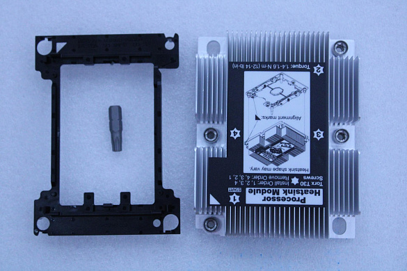 Радиатор Lenovo LGA3647 1U Al Extrusion Standard Heatsink W/Grease (01KP657)