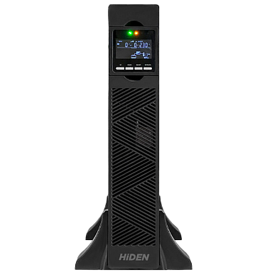 ИБП Hiden KU9103S-RT / Полная мощность 3000 ВА / Активная мощность 2700 Вт / Вход: IEC C20, 1 фаза / Выход: IEC C13 (8 шт), IEC C19 (1 шт) / 6 встроенных АКБ 12V/9Ah / Интерфейсы: USB, RS232, Smartslot / Время работы при 50% нагрузки около 9 минут / Время