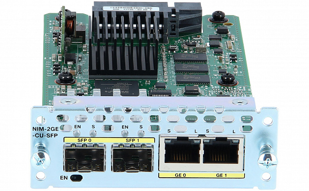 Модуль Cisco NIM-2GE-CU-SFP