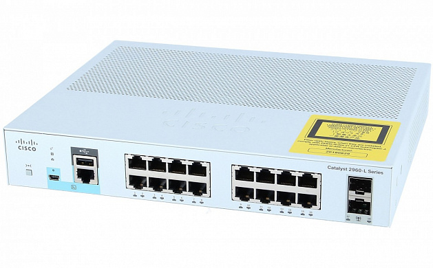 Коммутатор Cisco Catalyst 2960-L WS-C2960L-SM-16TS