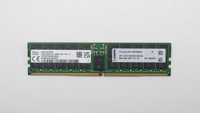 Оперативная память Hynix 128GB TruDDR5 4800MHz (2S2Rx4) 3DS RDIMM (03GX339)