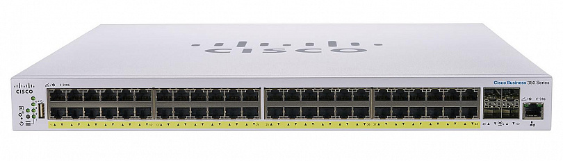 Коммутатор Cisco CBS350-48FP-4X-CN