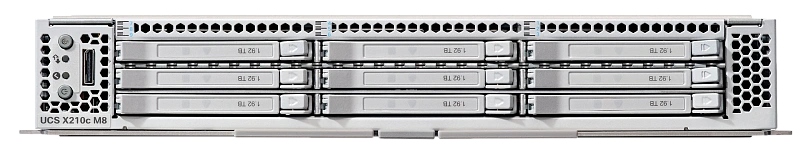 Серверный узел Cisco UCS X210c M8