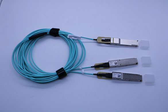 Кабель Mellanox 5m HDR IB to 2x HDR100 Splitter Optical QSFP56 Cable (01PG741)