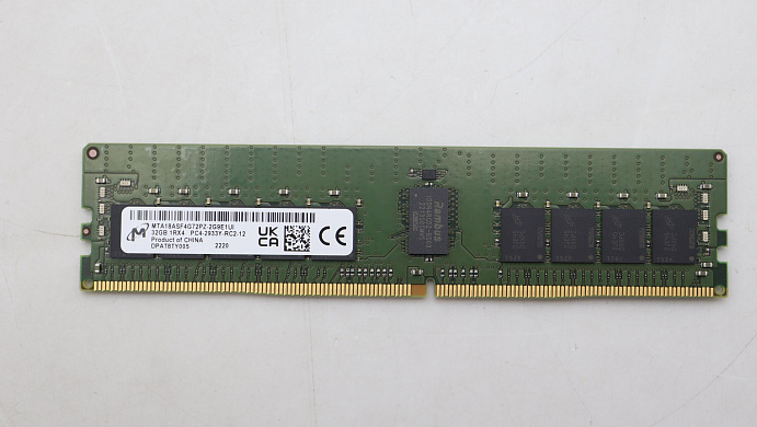 Оперативная память Micron MTA18ASF4G72PZ-2G9E1 32G 1Rx4 PC4-2933 D1z RDIMM -IPDC M1 AVAP (02YG187)