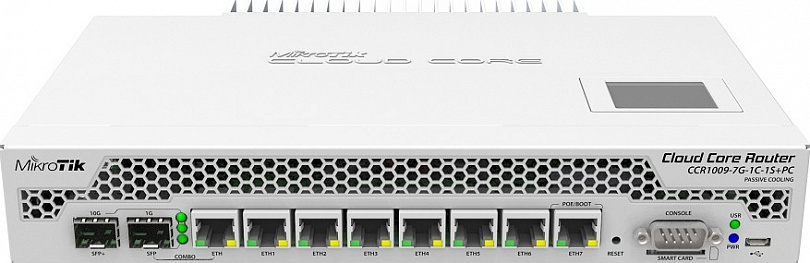 Маршрутизатор Mikrotik CCR1009-7G-1C-PC