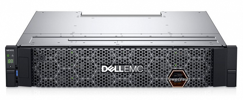 Dell ME5012 10Gb iSCSI Base-T 8 Port Dual Controller, 6x20TB SASHDD, Dual 580W PS, Bezel, Rails