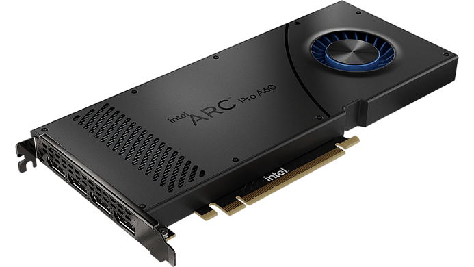 Мобильная видеокарта Intel Arc Pro A60M