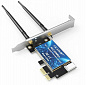 Cетевая карта MyPads PCIE WI-FI для настольного компьютера Bluetooth 4.0 Беспроводной модуль EDUP 600Мбит/с 2.4GHz/5GHz