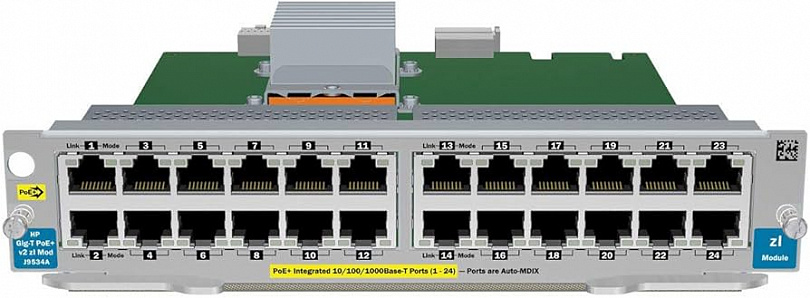 Модуль HPE 24‑port Gig‑T PoE+ v2 zl Module (J9534A)