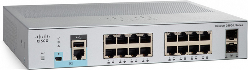 Коммутатор Cisco Catalyst 2960-L WS-C2960L-SM-16PS