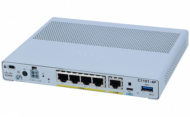 Маршрутизатор Cisco ISR 1000  C1101-4PLTEPW