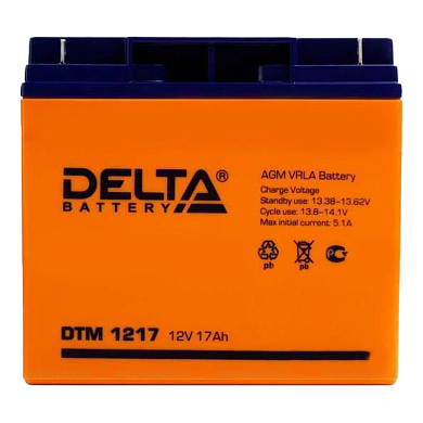 Аккумулятор Delta DTM1217