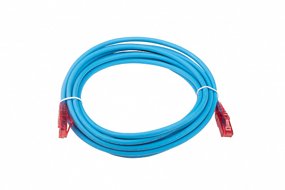 Hyperline PC-LPM-UTP-RJ45-RJ45-C5e-5M-LSZH-BL Патч-корд U/UTP, Cat.5е (100% Fluke Component Tested), LSZH, 5 м, синий