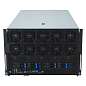 Сервер ASUS ESC N8-E11V / 7U / 2x Xeon Platinum 8462Y+ / 3TB DDR5 / 10x NVMe / 8x NVIDIA H200 141GB / 8x Mellanox 400G / BlueField-3 / 6x3000W Titanium