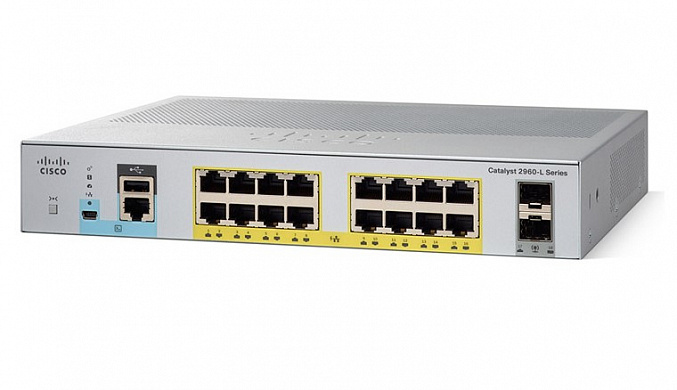 Коммутатор Cisco Catalyst C1000 C1000-16P-E-2G-L