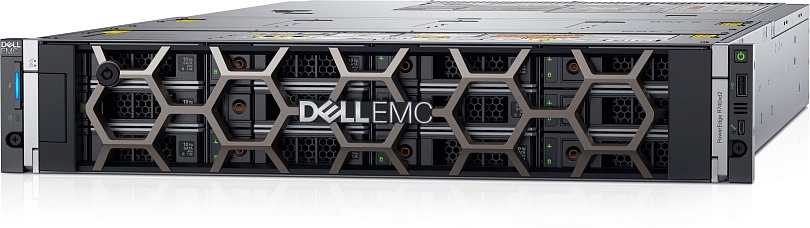 Сервер Dell PowerEdge R740 16B ST2 no (CPU, Mem, HDDs, PSU, LOM, Contr) Perc H750 LP, TPM, iDRAC9 Enterprise, LCD Bezel, Quick Sync 2, Rails+Arm, Windows Server 2019 Standard 40 ядер