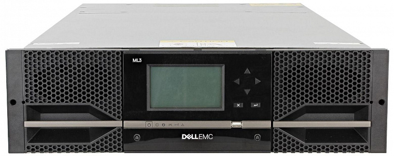 Dell EMC ML3 Tape Library, Cleaning Tape Cartridge for LTO with Barcode Labels, Dual PS, Rails