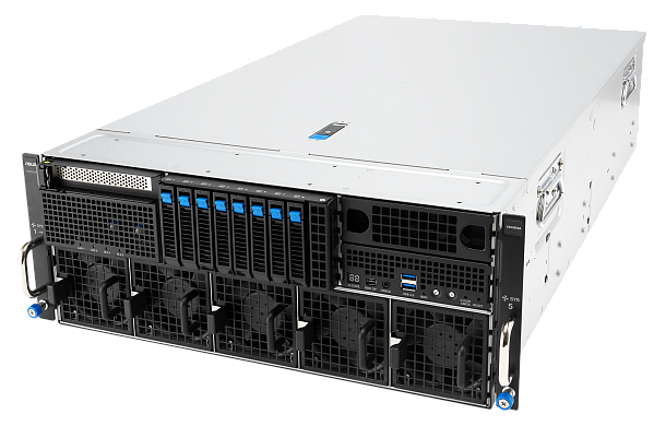 Сервер ASUS ESC8000A-E13P / 2x AMD EPYC™ 9335 / 8x DDR5 6400 RDIMM 64GB Samsung M321R8GA0EB2-CCP / 8х NVIDIA H200 NVL 141GB PCIe / 2x PCIE SSD 1.92T 2.5' 7MM PM9A3 SAMSUNG MZQL21T9HCJR-00A07 / 4x 3200W PSU / rail kit