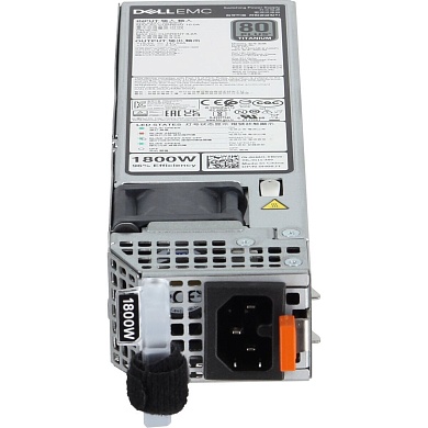 Блок питания ( 1 PSU) 1800W Hot Plug, MM HLAC(ONLY FOR 200 -240Vac)Titanium,C16 Connector, , For Dell srv. G15 /G16